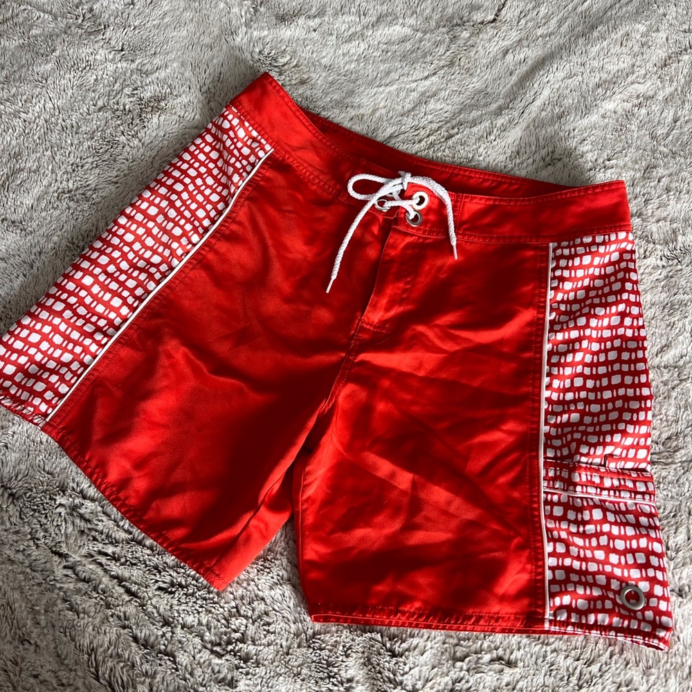 COPY - Eddie Bauer Medium Red Swim Trunks